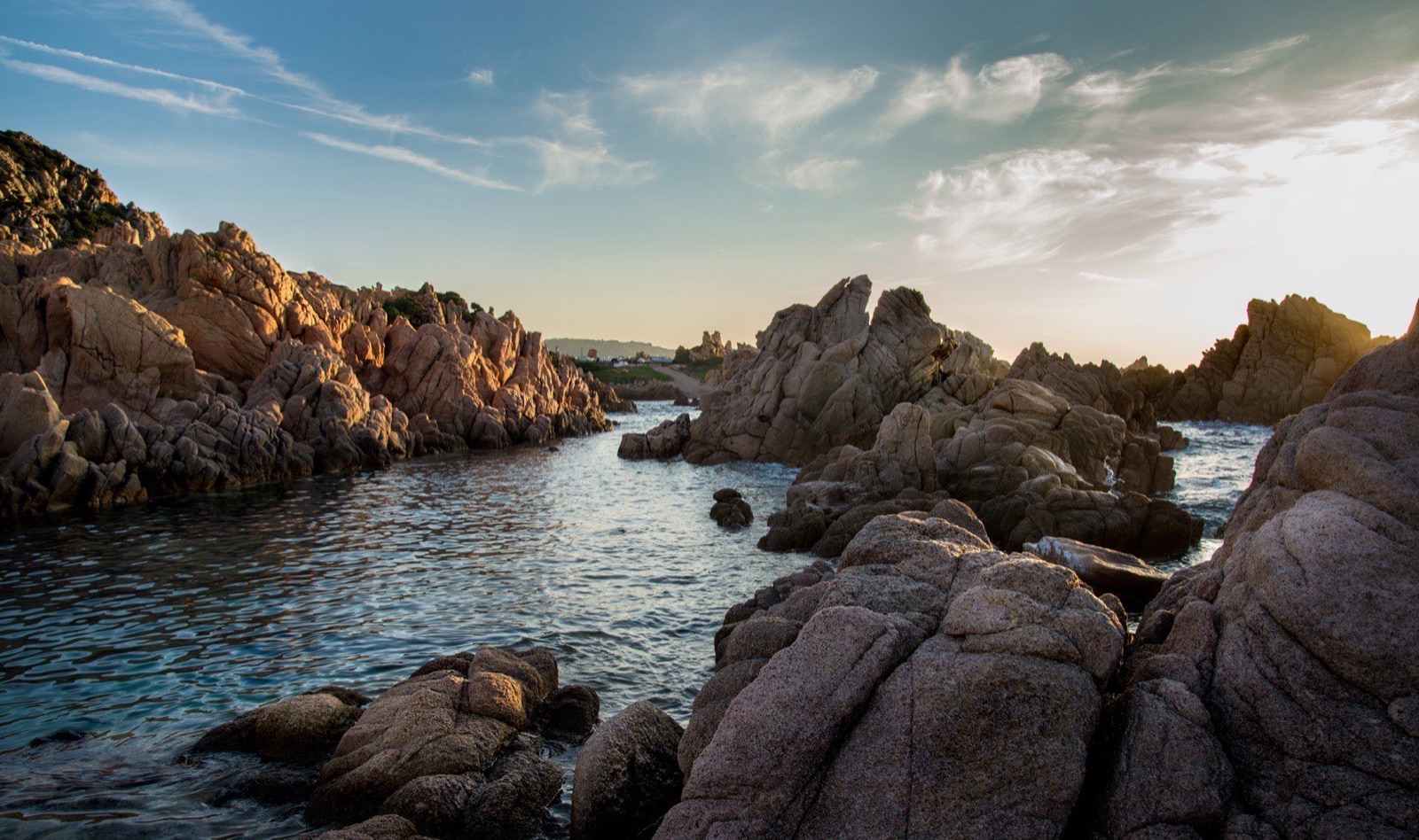 Costa Paradiso's pink granite coast