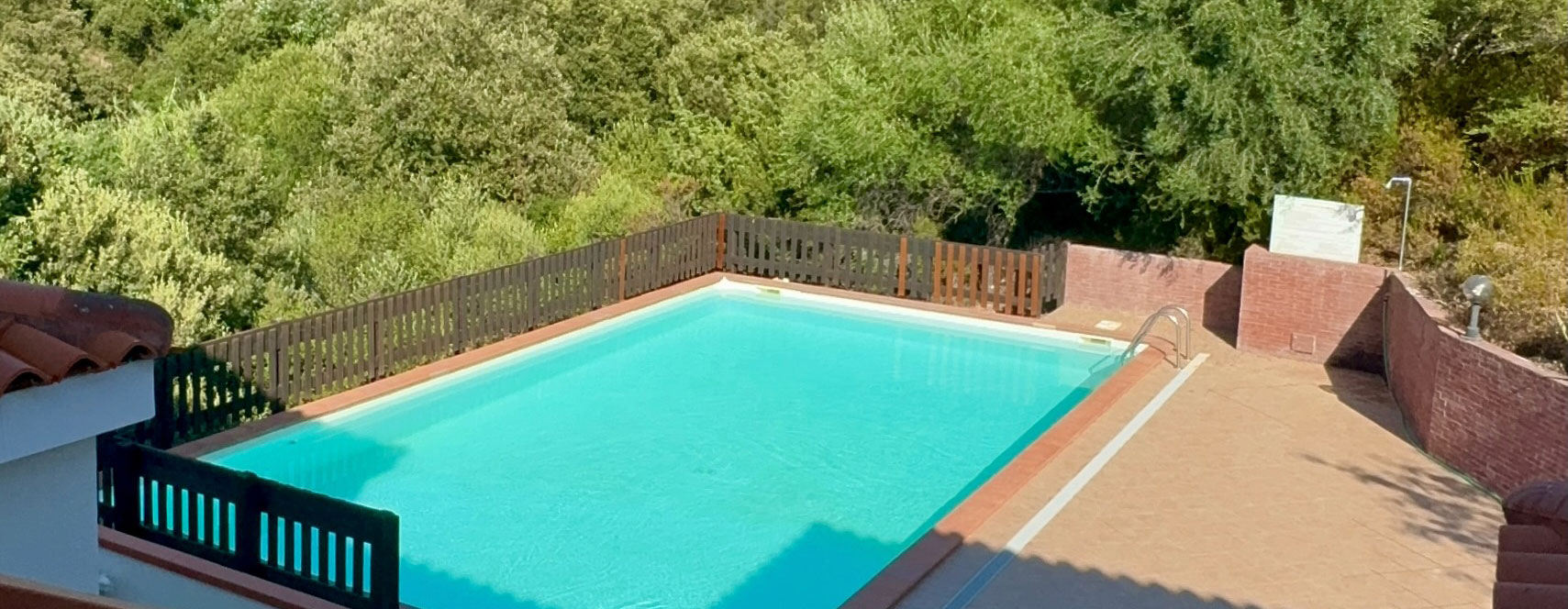 Secluded pool